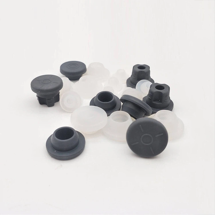 Bouchon en caoutchouc pour flacon en verre